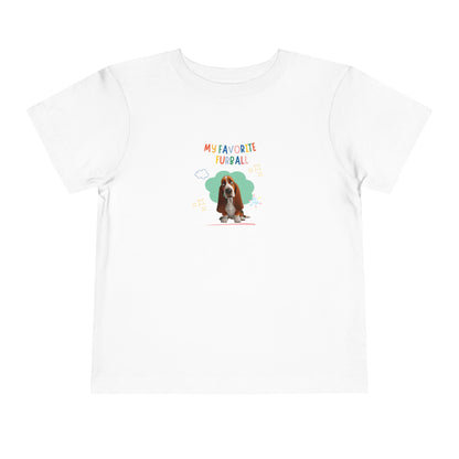 Basset Hound Favorite Furball Toddler Tee