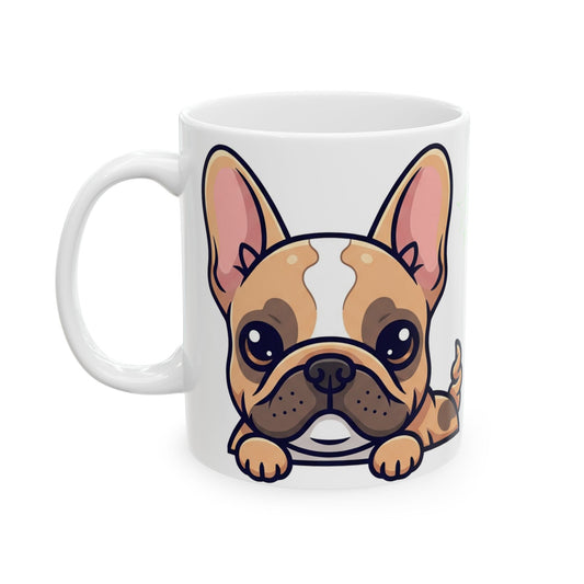 French Bulldog Peek-a-Boo Mug | Best Frenchie Mama Gift