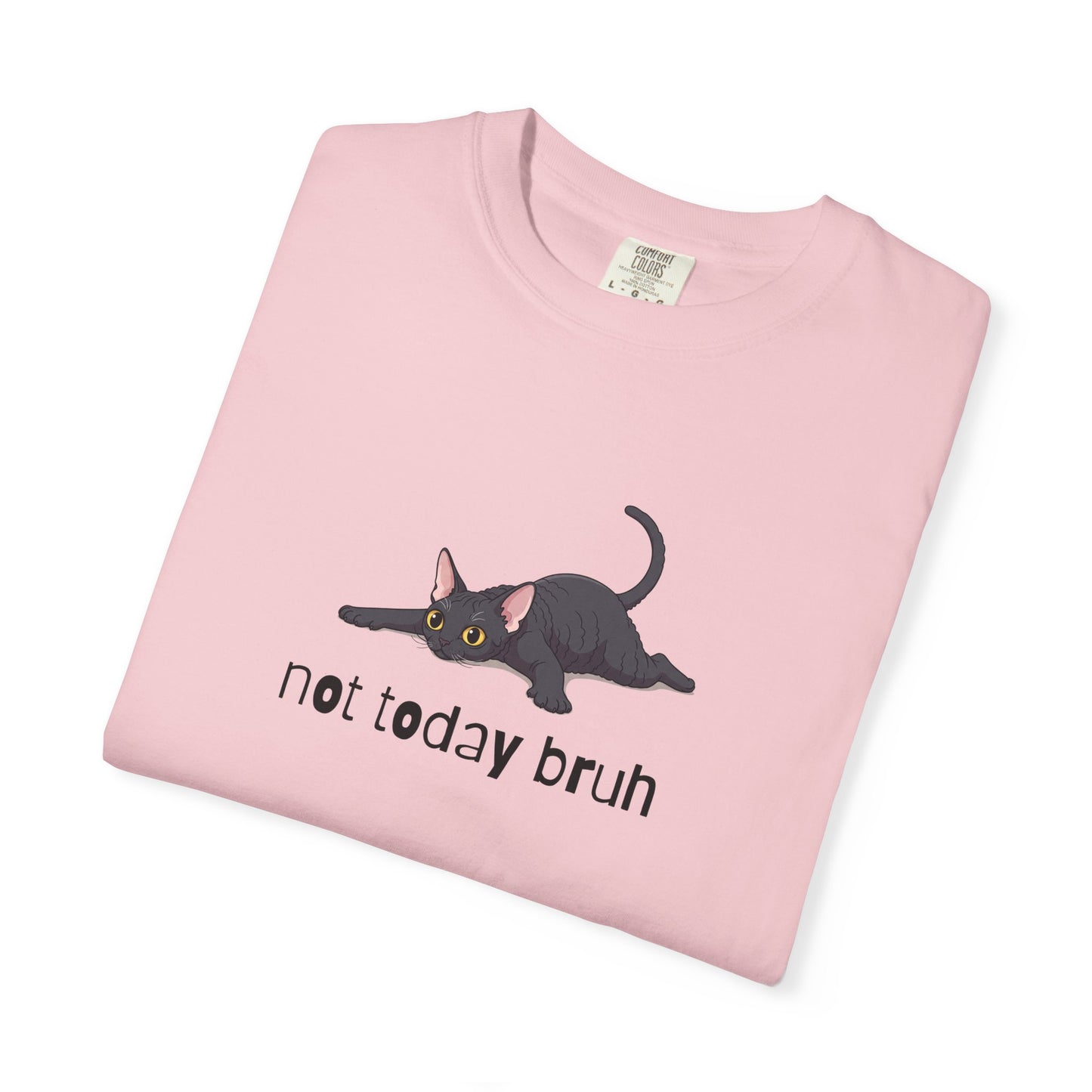 Devon Rex Not Today Bruh T-Shirt