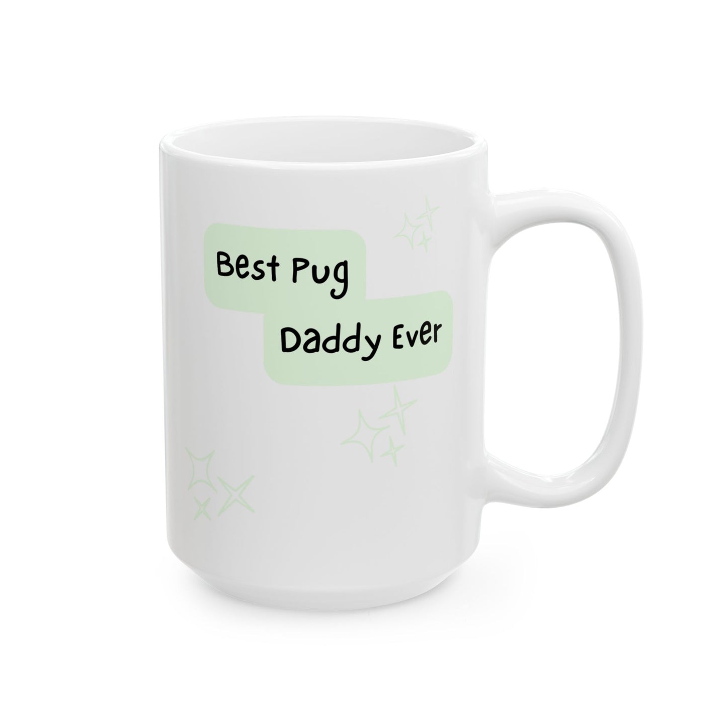 Pug Peek-a-Boo Mug | Best Pug Daddy Gift