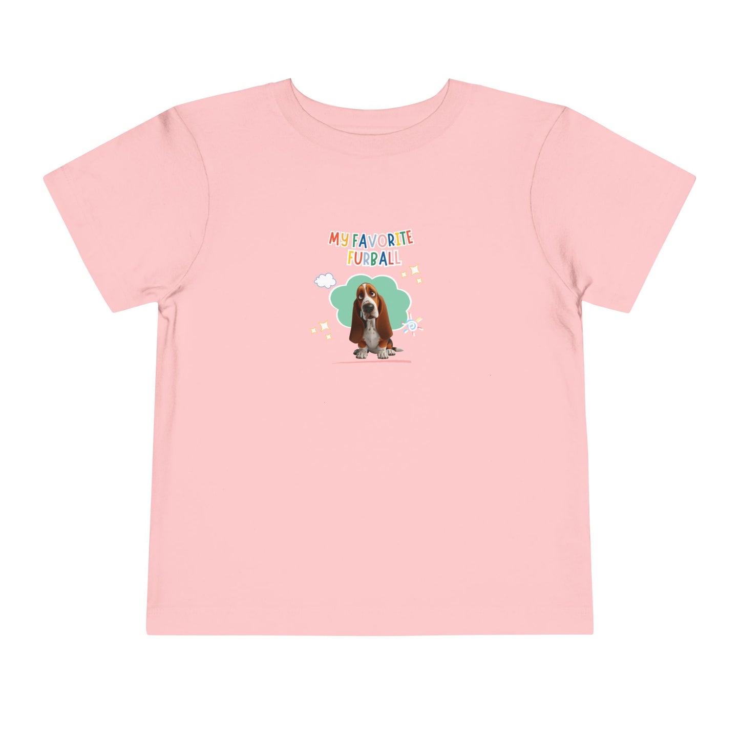 Basset Hound Favorite Furball Toddler Tee