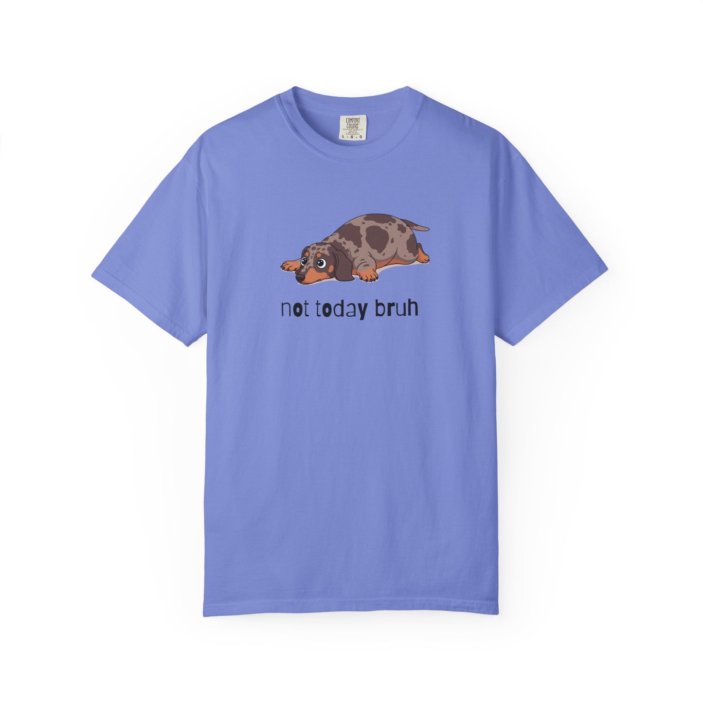 Dacshund Not Today Bruh T-Shirt