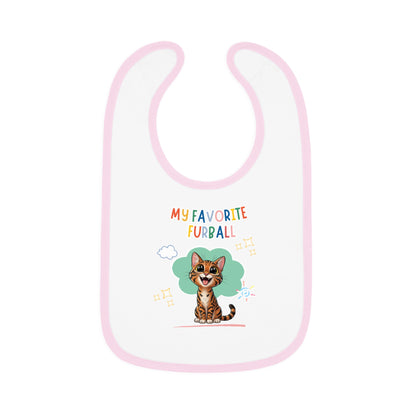 Bengal Cat Favorite Furball Baby Bib