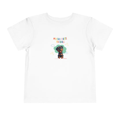 Rottweiler Favorite Furball Toddler Tee