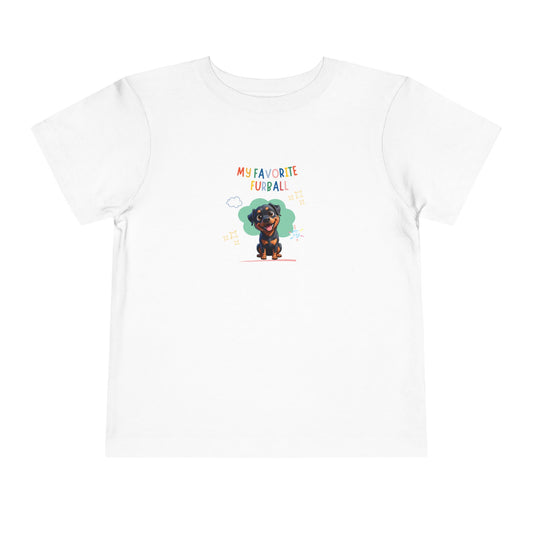 Rottweiler Favorite Furball Toddler Tee