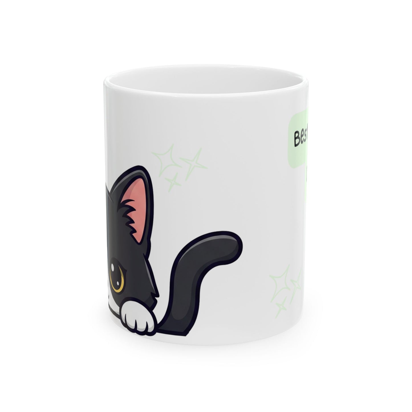 Cat Peek-a-Boo Mug | Best Cat Daddy Gift