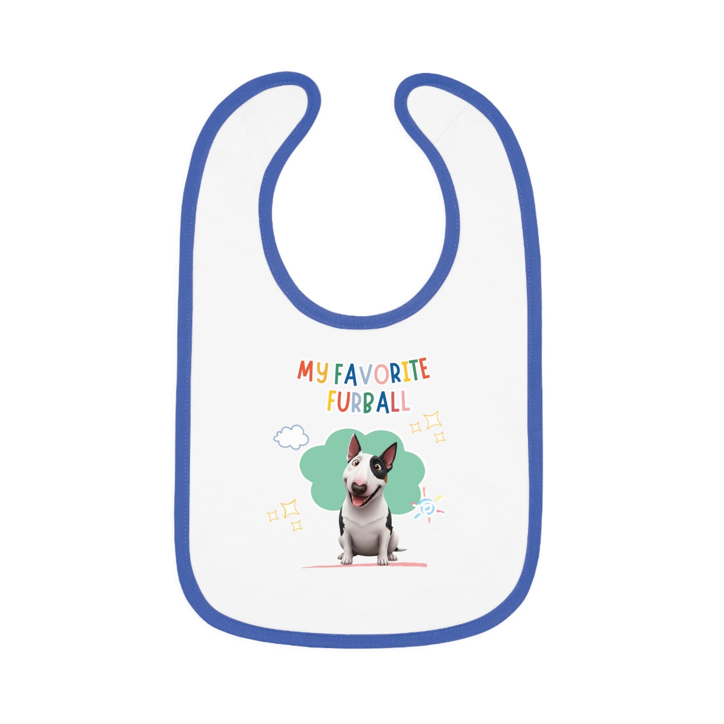Bull Terrier Favorite Furball Baby Bib
