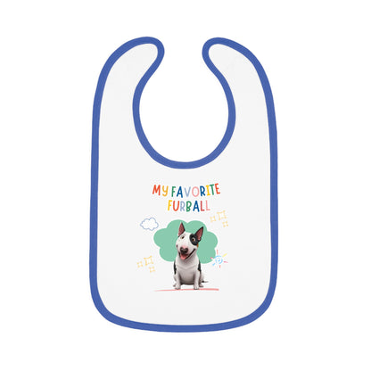 Bull Terrier Favorite Furball Baby Bib