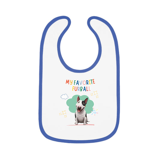 Bull Terrier Favorite Furball Baby Bib