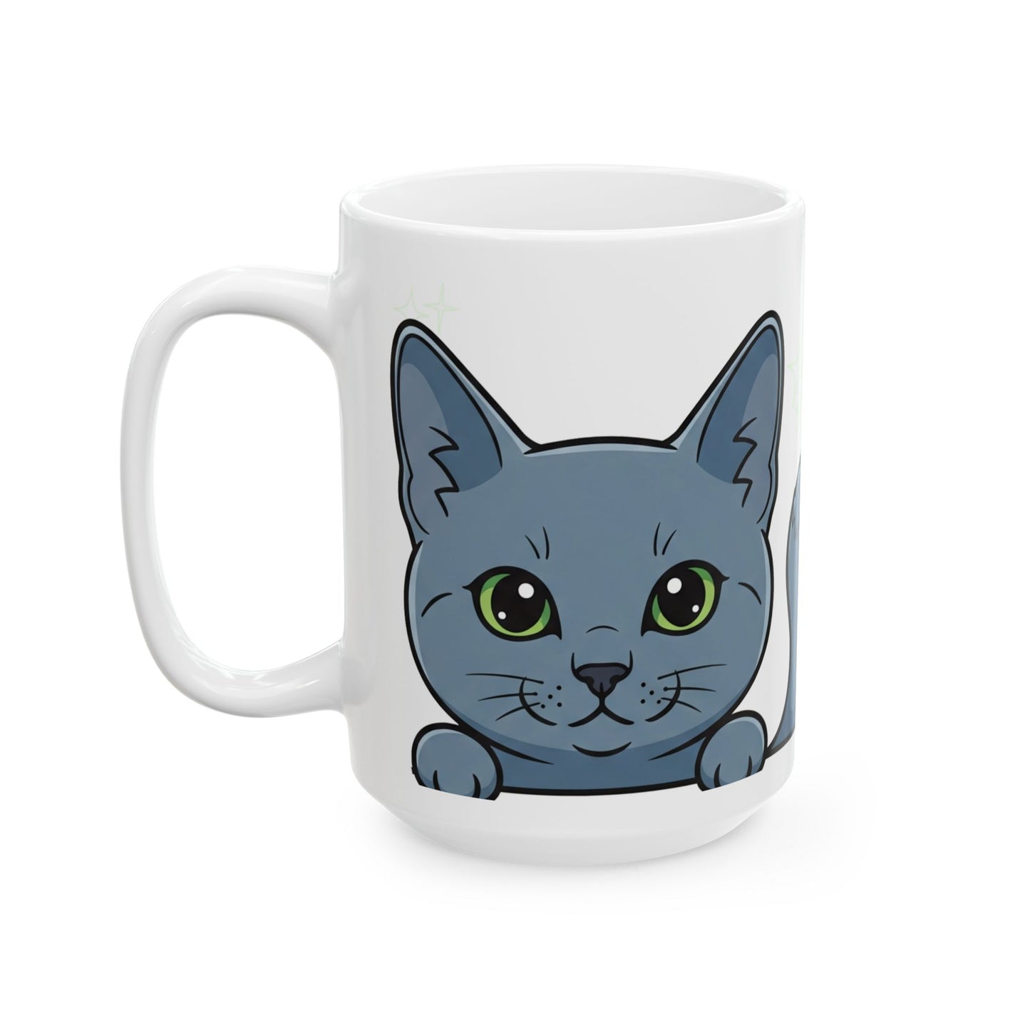 Cat Peek-a-Boo Mug | Best Cat Daddy Gift