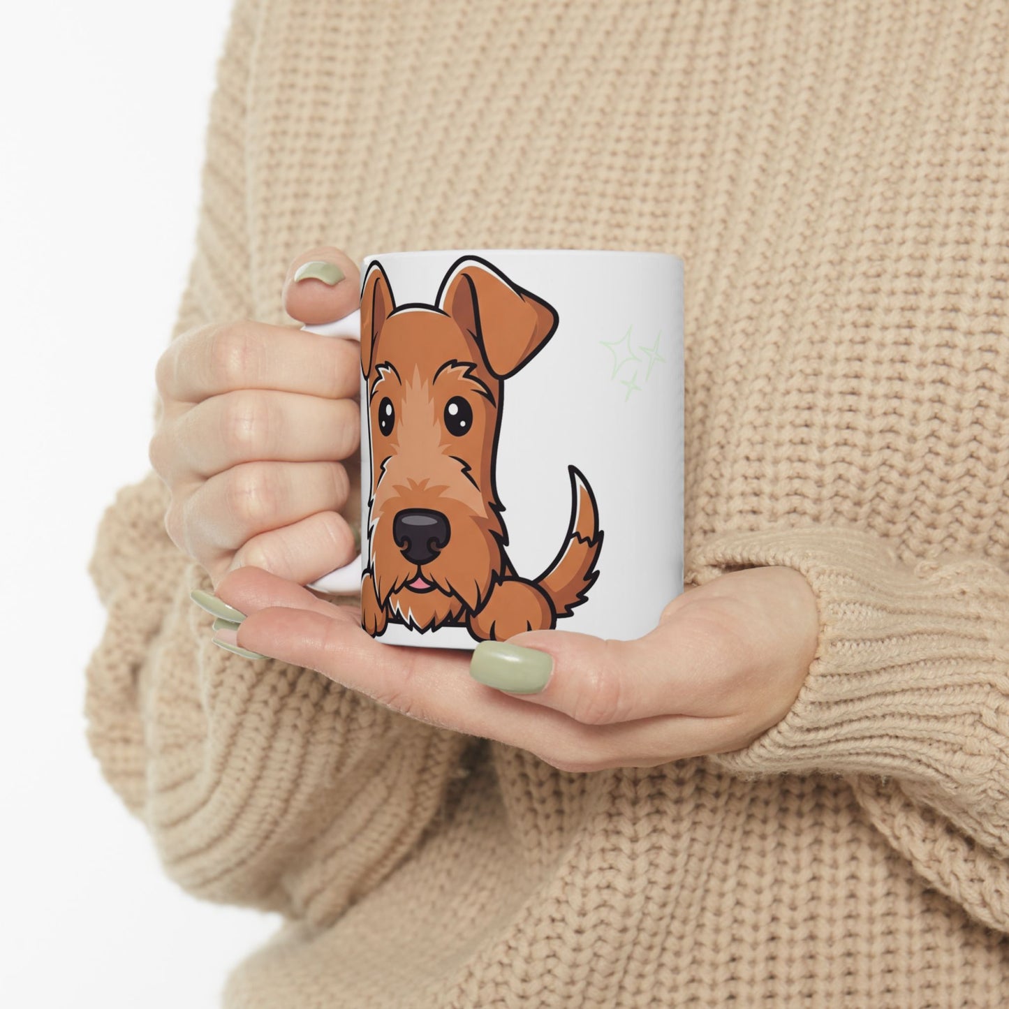 Irish Terrier Peek-a-Boo Mug | Best Irish Terrier Mama Gift
