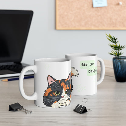 Cat Peek-a-Boo Mug | Best Cat Daddy Gift