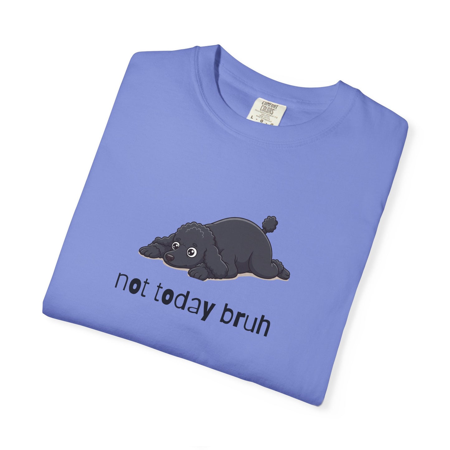 Poodle Not Today Bruh T-Shirt