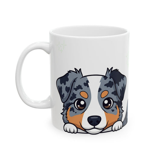 Australian Shepherd Peek-a-Boo Mug | Best Aussie Mama Gift