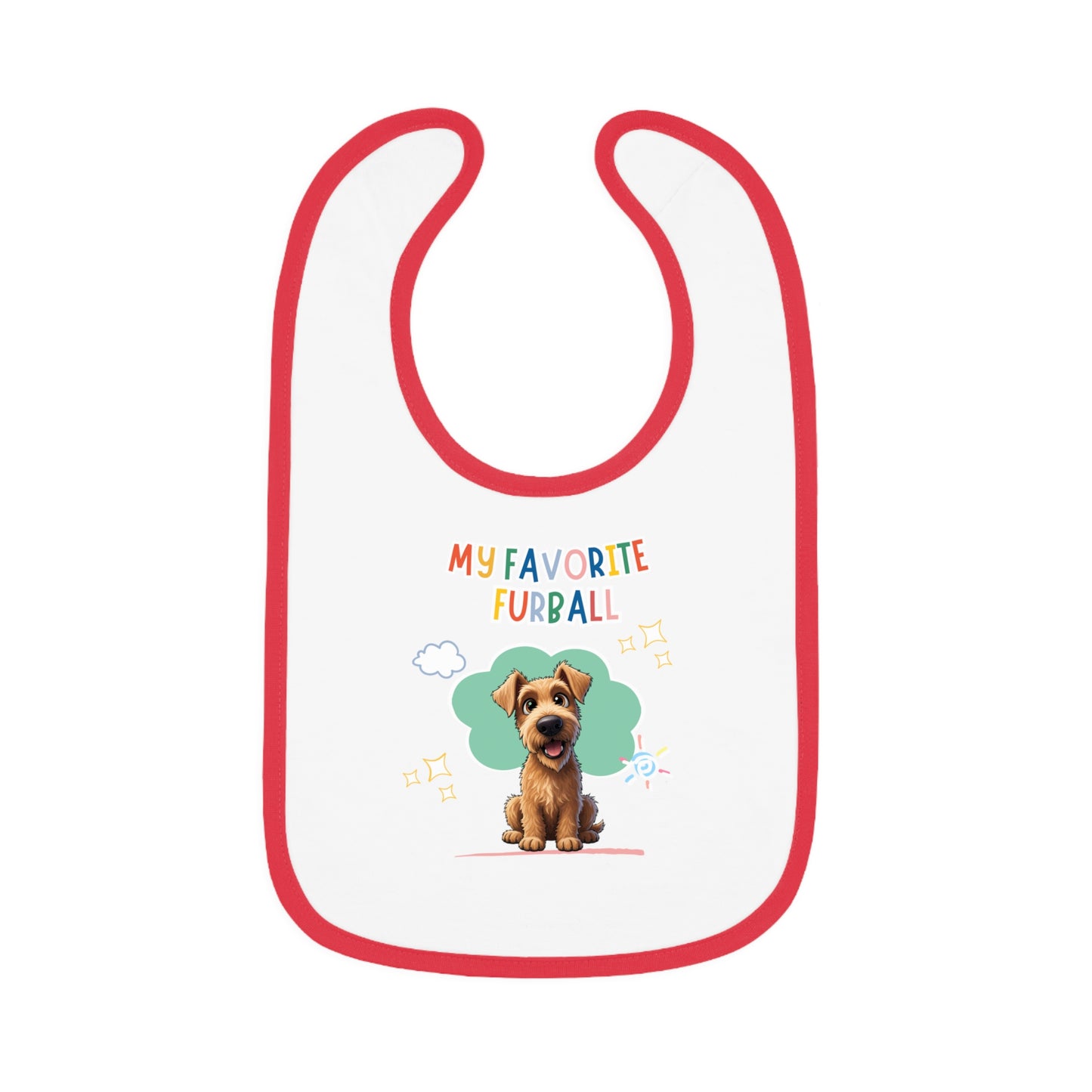 Irish Terrier Favorite Furball Baby Bib