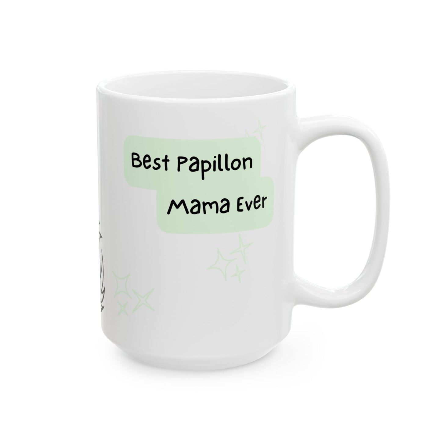 Papillon Peek-a-Boo Mug | Best Papillon Mama Gift