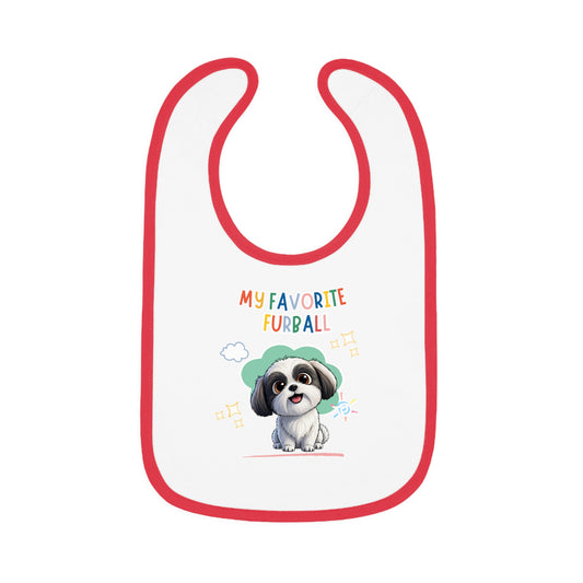 Shih Tzu Favorite Furball Baby Bib