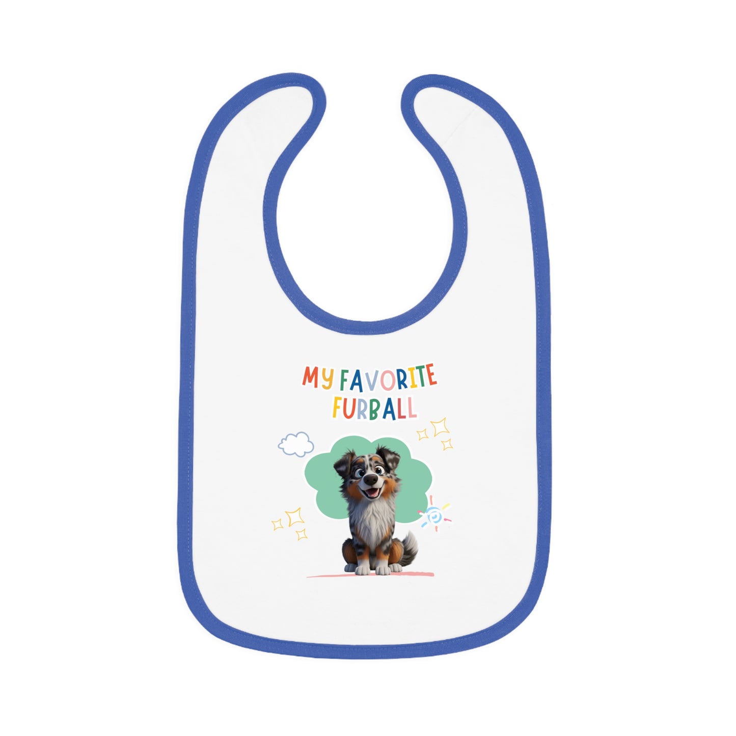 Aussie Favorite Furball Baby Bib