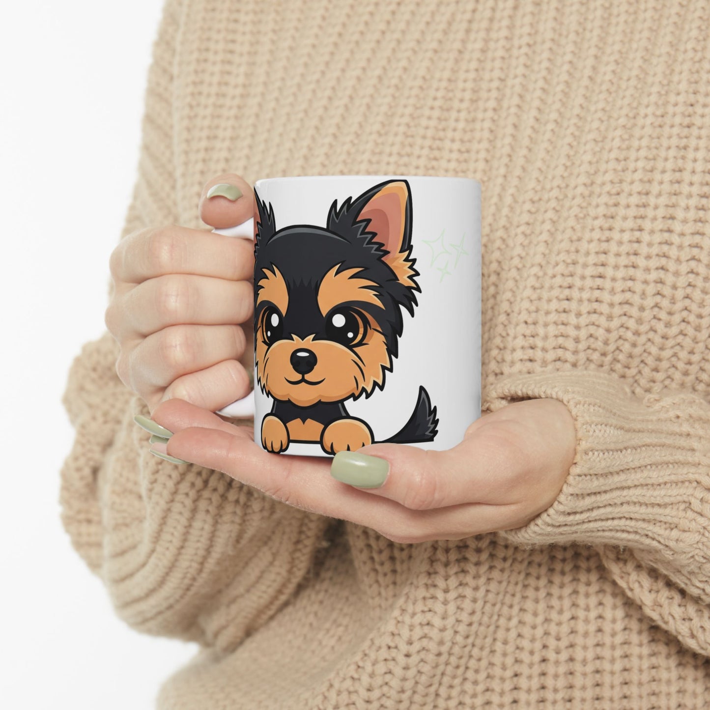 Yorkshire Terrier Peek-a-Boo Mug | Best Yorkie Daddy Gift