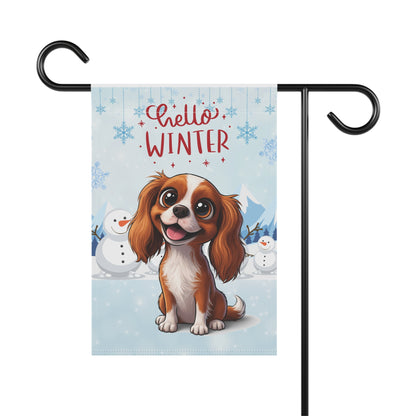 Cavalier Hello Winter Garden Banner