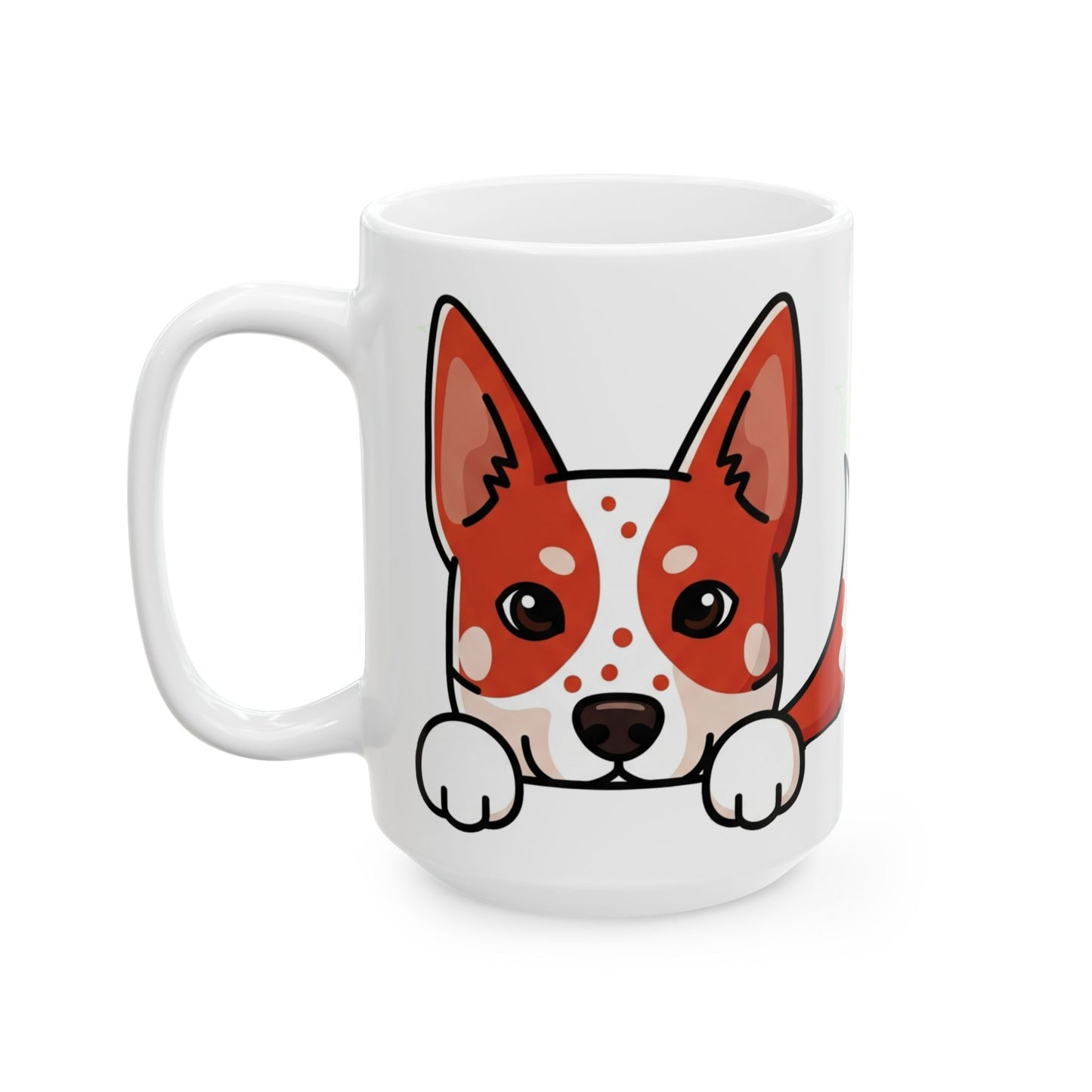 Australian Cattle Dog Peek-a-Boo Mug | Best Heeler Daddy Gift
