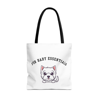 Westie FurBaby Tote Bag