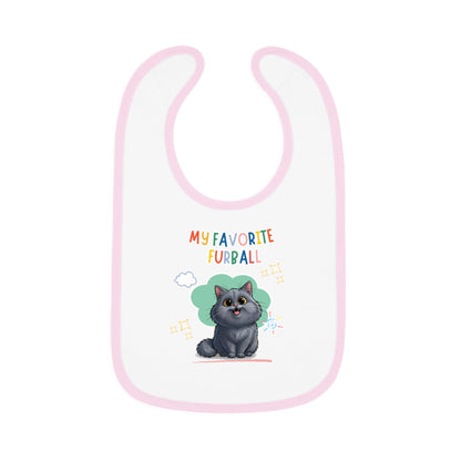 Persian Cat Favorite Furball Baby Bib