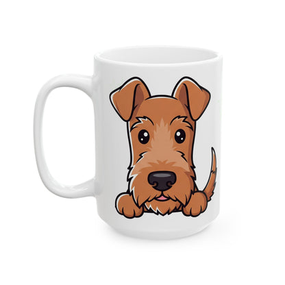 Irish Terrier Peek-a-Boo Mug | Best Irish Terrier Daddy Gift