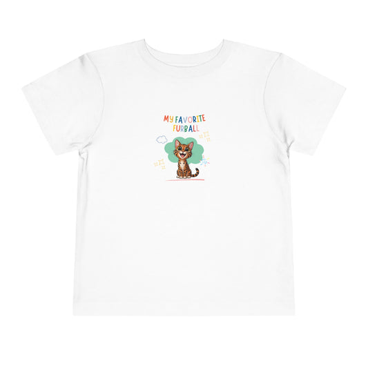 Bengal Cat Favorite Furball Toddler Tee