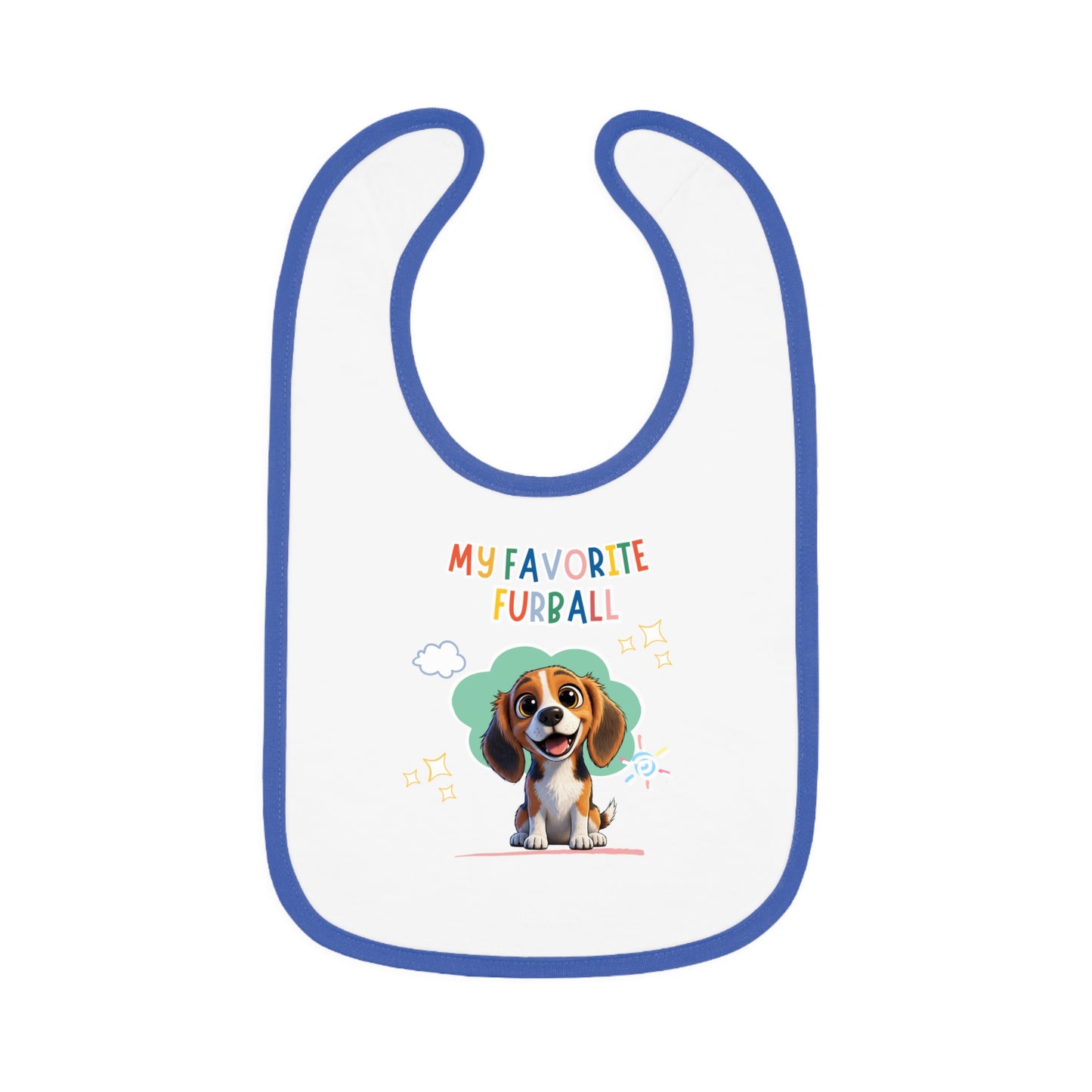 Beagle Favorite Furball Baby Bib