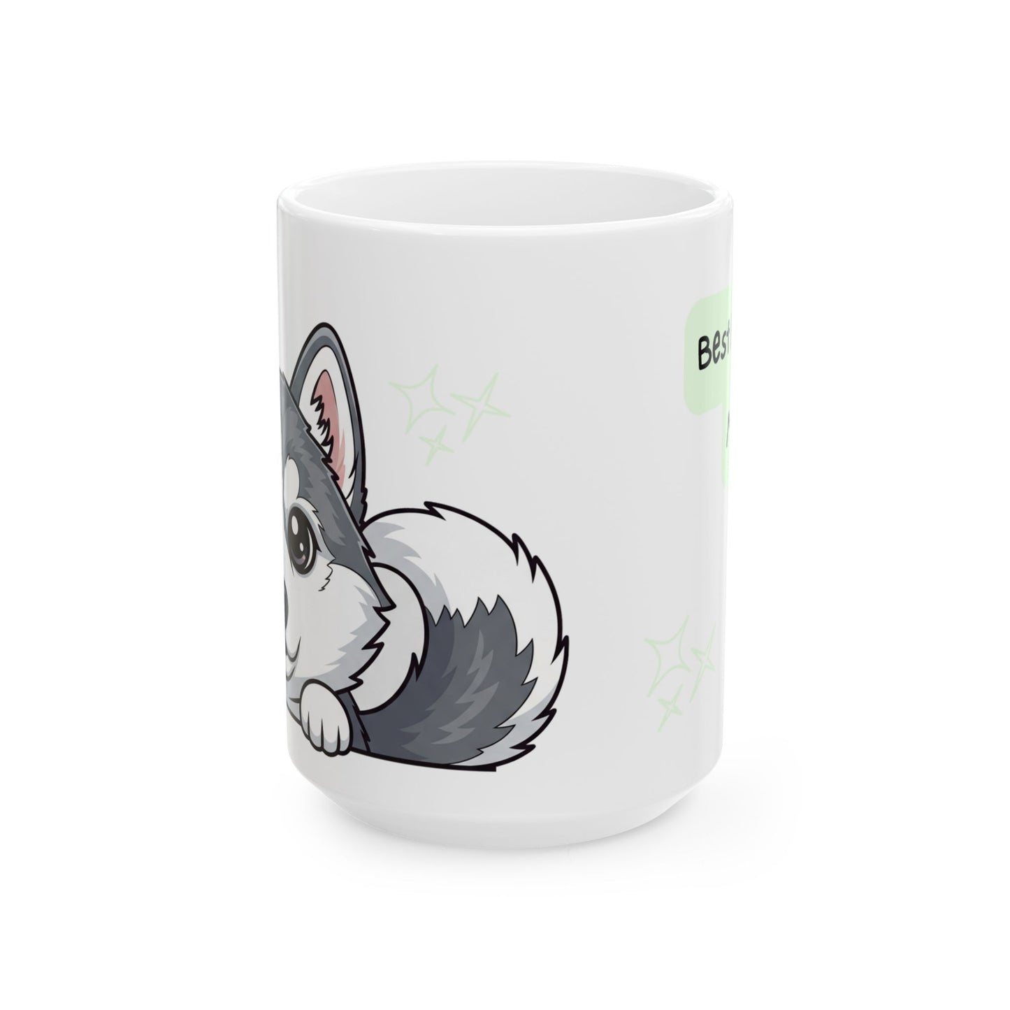 Husky Peek-a-Boo Mug | Best Husky Mama Gift