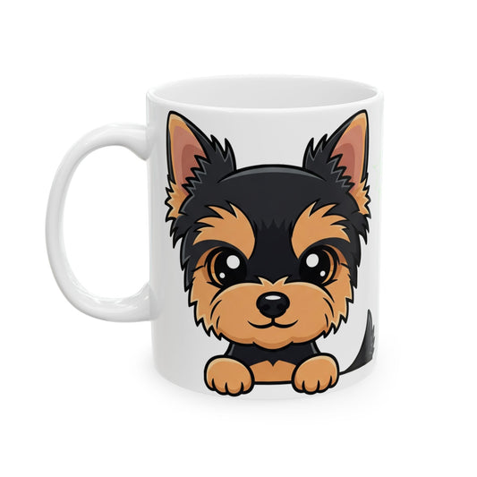 Yorkshire Terrier Peek-a-Boo Mug | Best Yorkie Daddy Gift