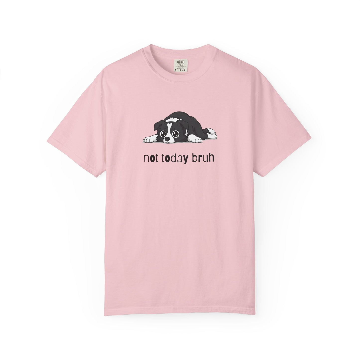 Border Collie Not Today Bruh T-Shirt