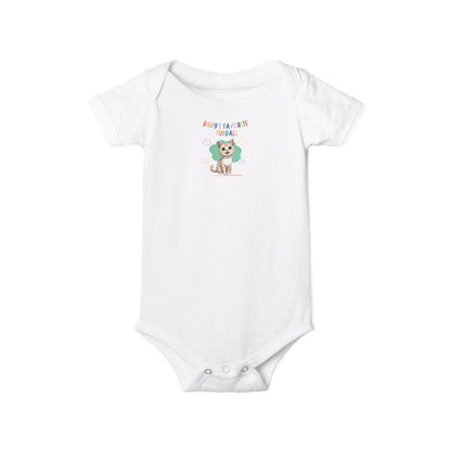 Short hair cream cat Favorite Furball Onesie