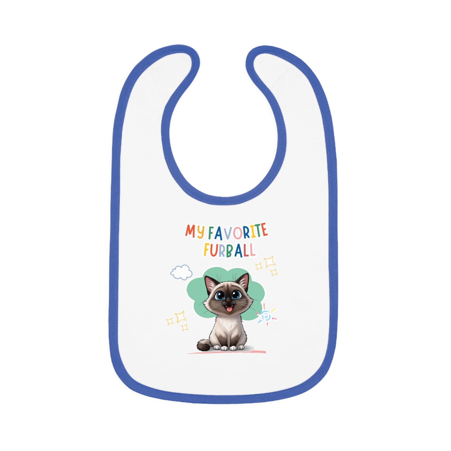 Ragdoll Favorite Furball Baby Bib
