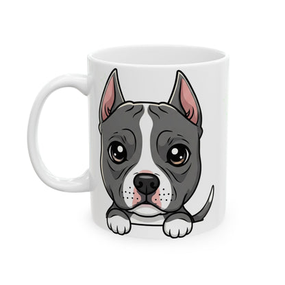 American Stafford Terrier Peek-a-Boo Mug | Best Staffy Mama