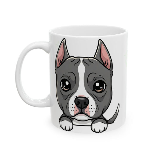 American Stafford Terrier Peek-a-Boo Mug | Best Staffy Mama