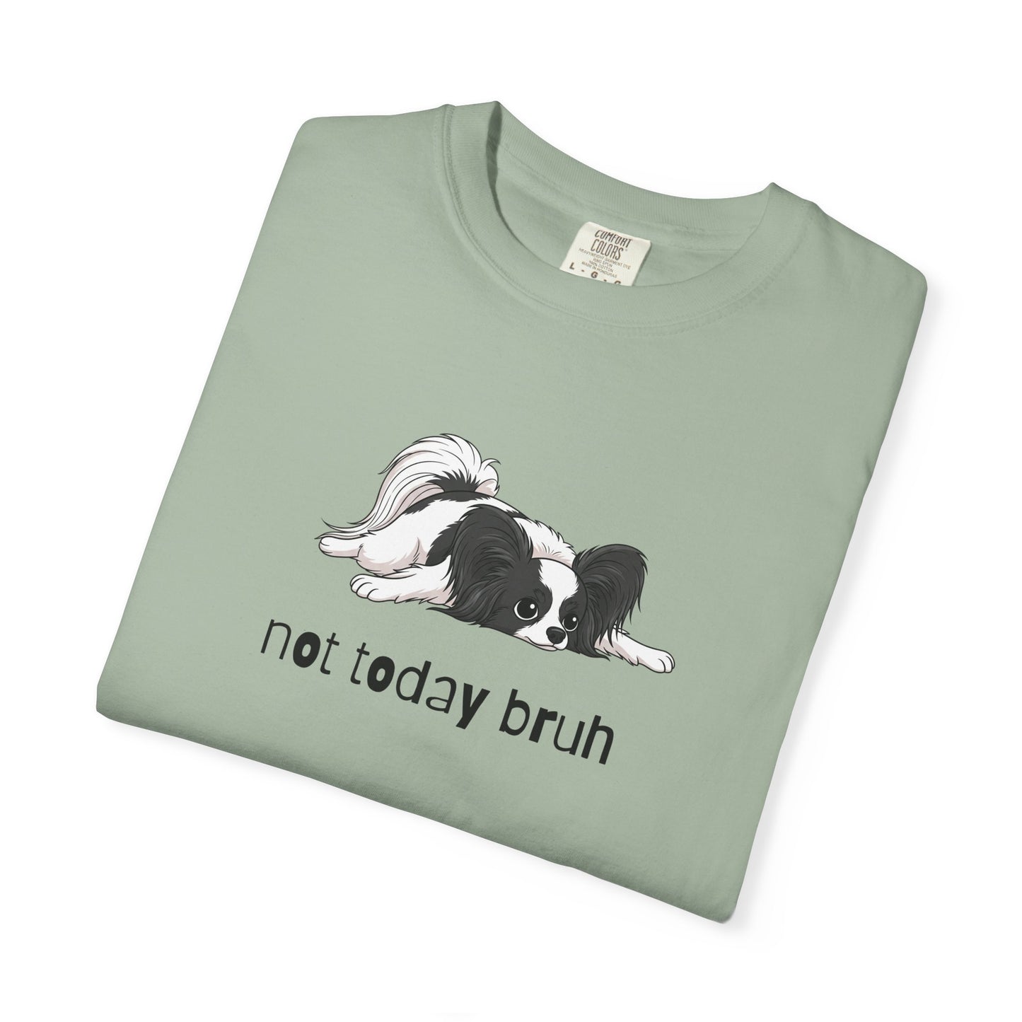 Papillon Not Today Bruh T-Shirt