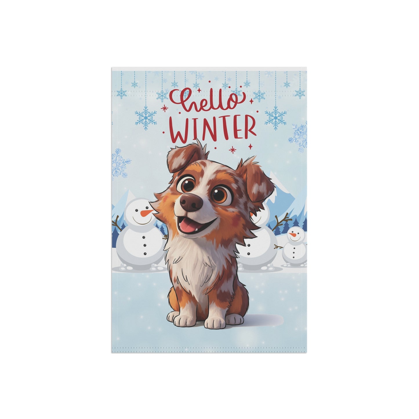 Aussie Hello Winter Garden Banner