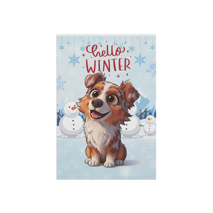 Aussie Hello Winter Garden Banner