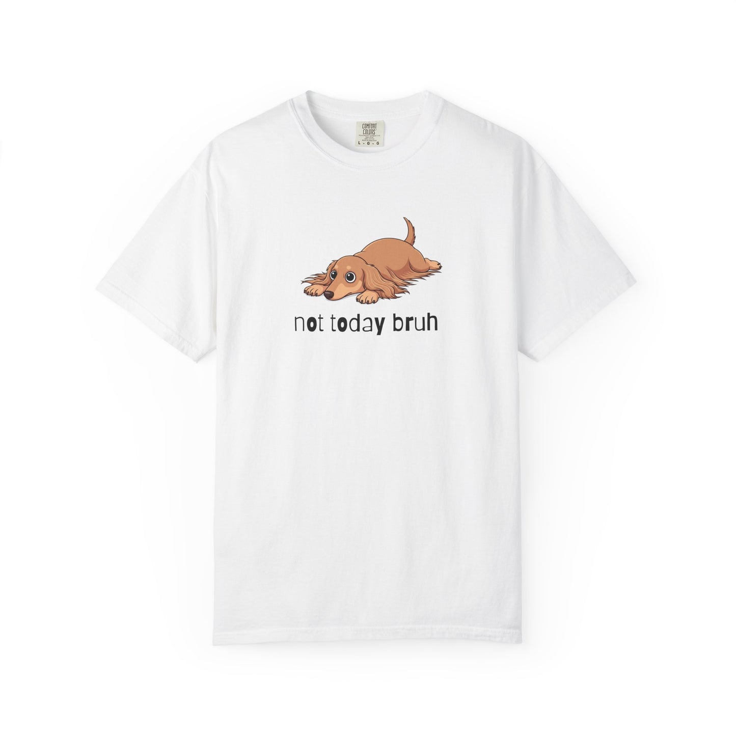 Dacshund Not Today Bruh T-Shirt