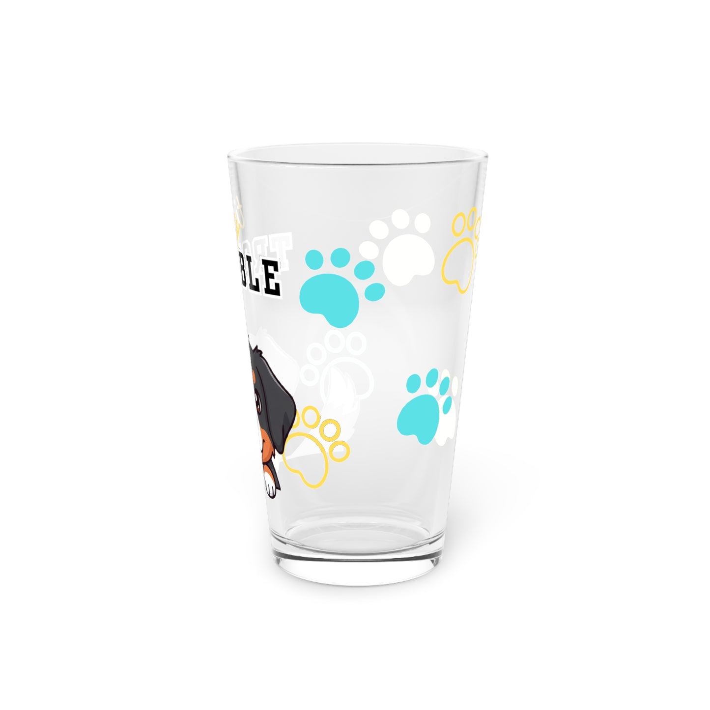 Berner Tiny Trouble Pint Glass
