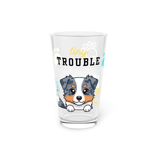 Aussie Tiny Trouble Pint Glass