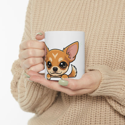 Chihuahua Peek-a-Boo Mug | Best Chihuahua Mama Gift