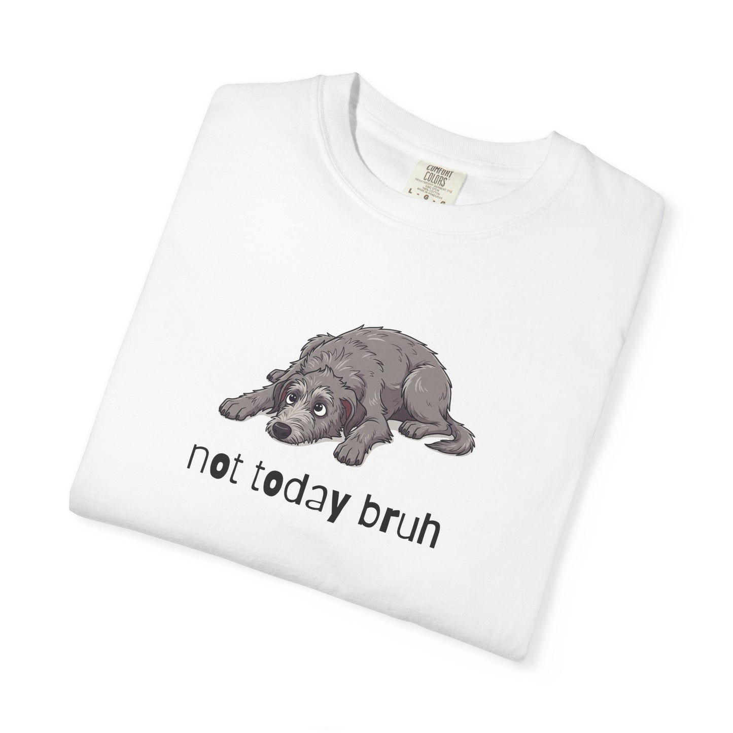 Scottish Deerhound Not Today Bruh T-Shirt
