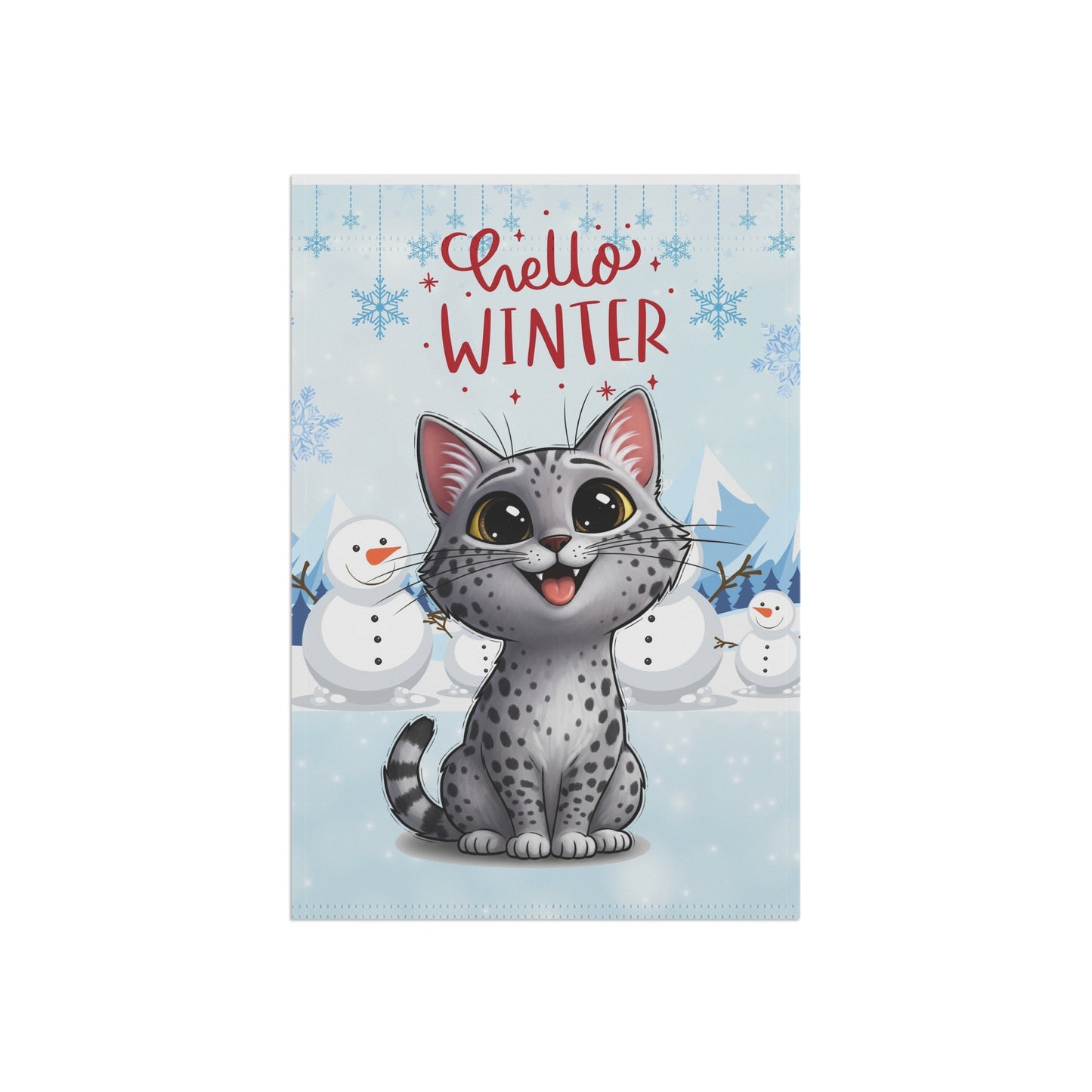 Ocicat Hello Winter Garden Banner