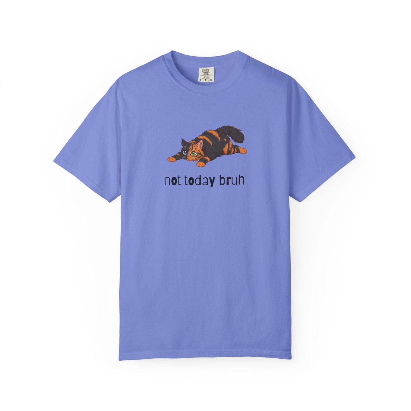 Long hair chimera cat Not Today Bruh T-Shirt