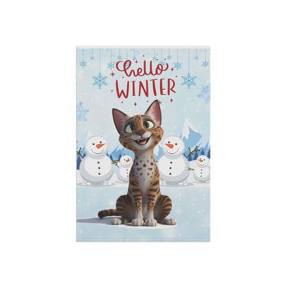Ocicat Hello Winter Garden Banner