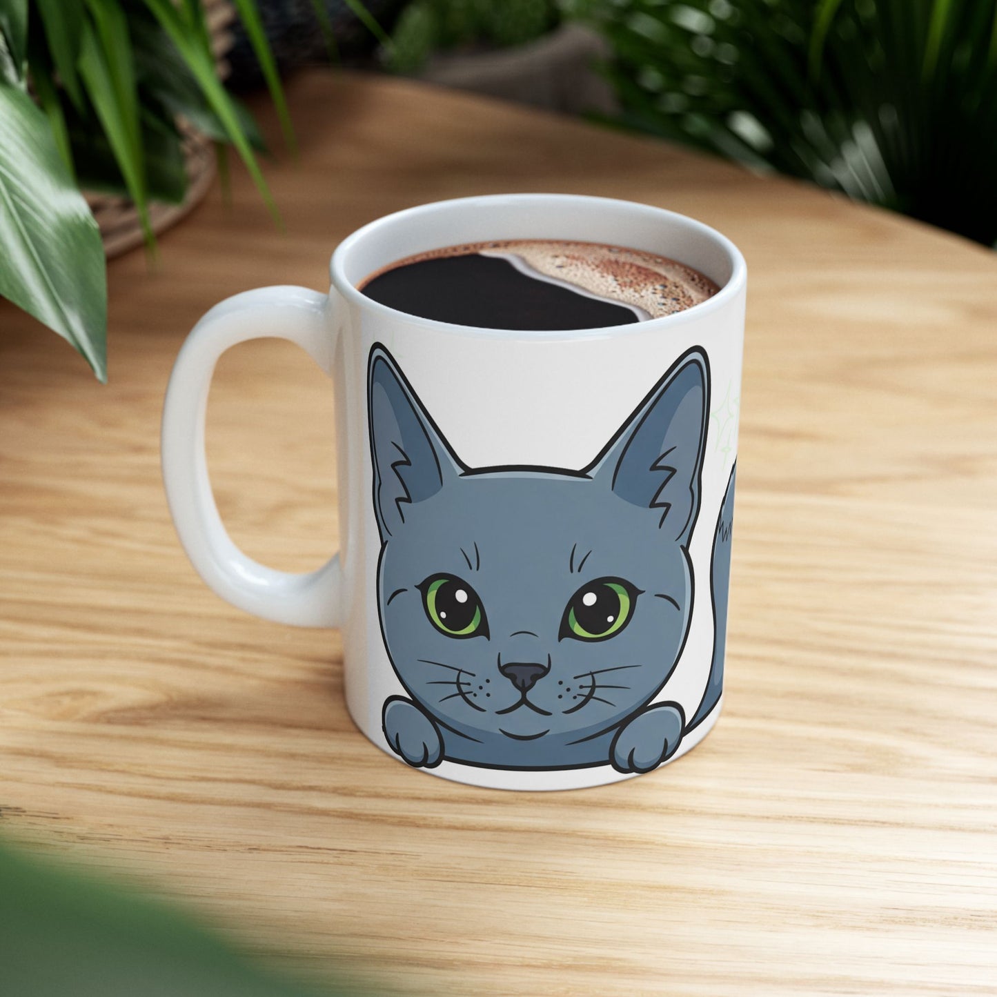 Cat Peek-a-Boo Mug | Best Cat Mama Gift