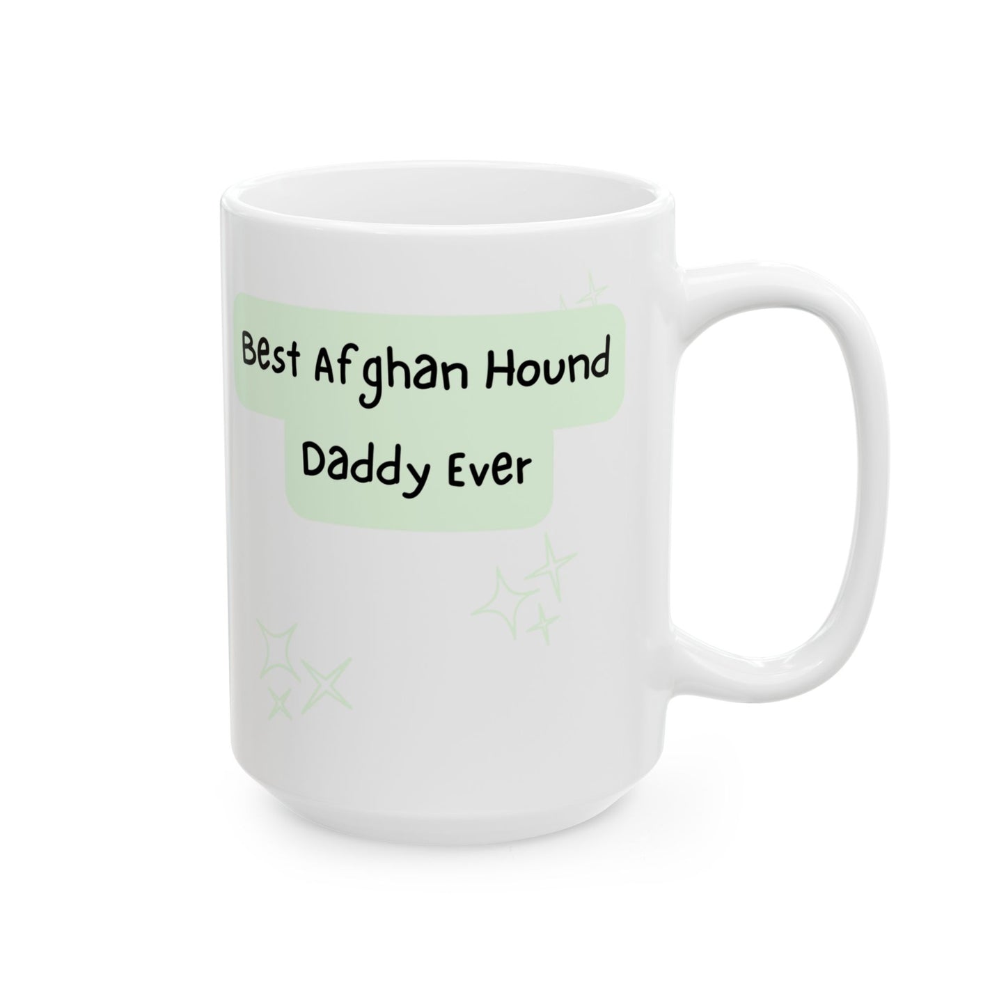 Afghan Hound Peek-a-Boo Mug | Best Afghan Hound Daddy Gift